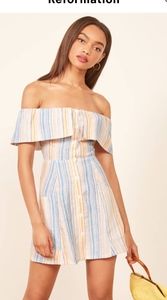 NWT Reformation Landy linen dress